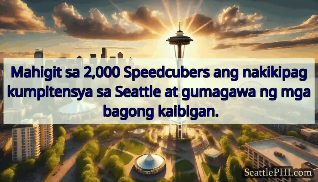 Mahigit sa 2,000 Speedcubers ang