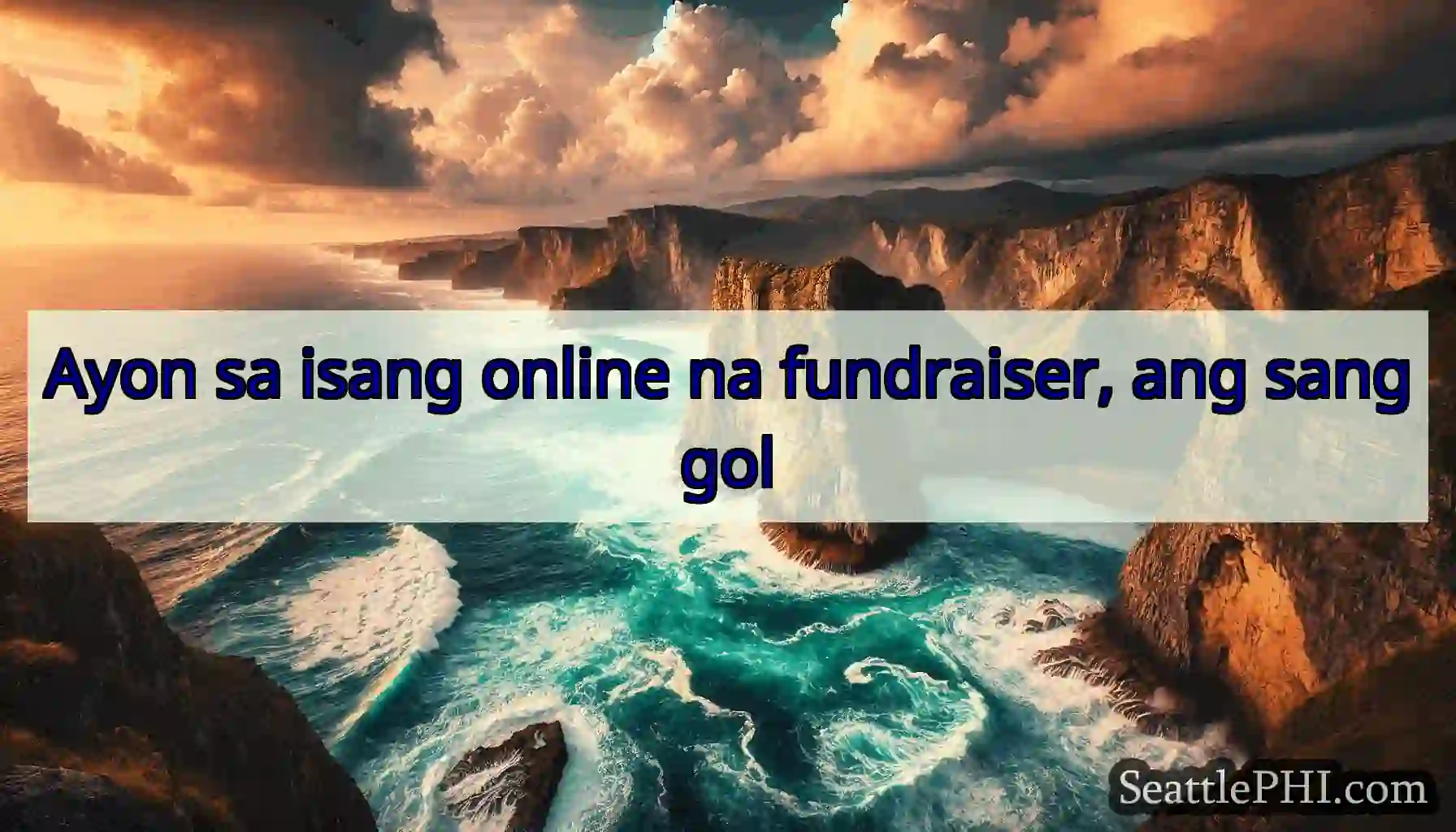 Ayon sa isang online na fundraiser, ang sanggol