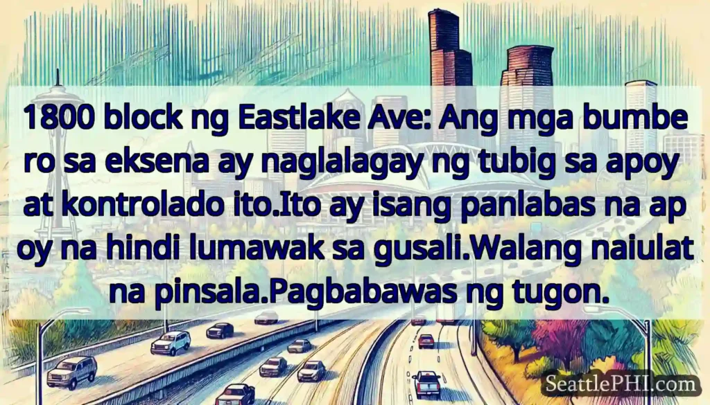 1800 block ng Eastlake Ave: Ang mga bumbero sa