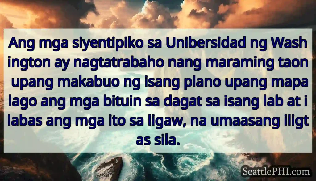 Ang mga siyentipiko sa Unibersidad ng Washington