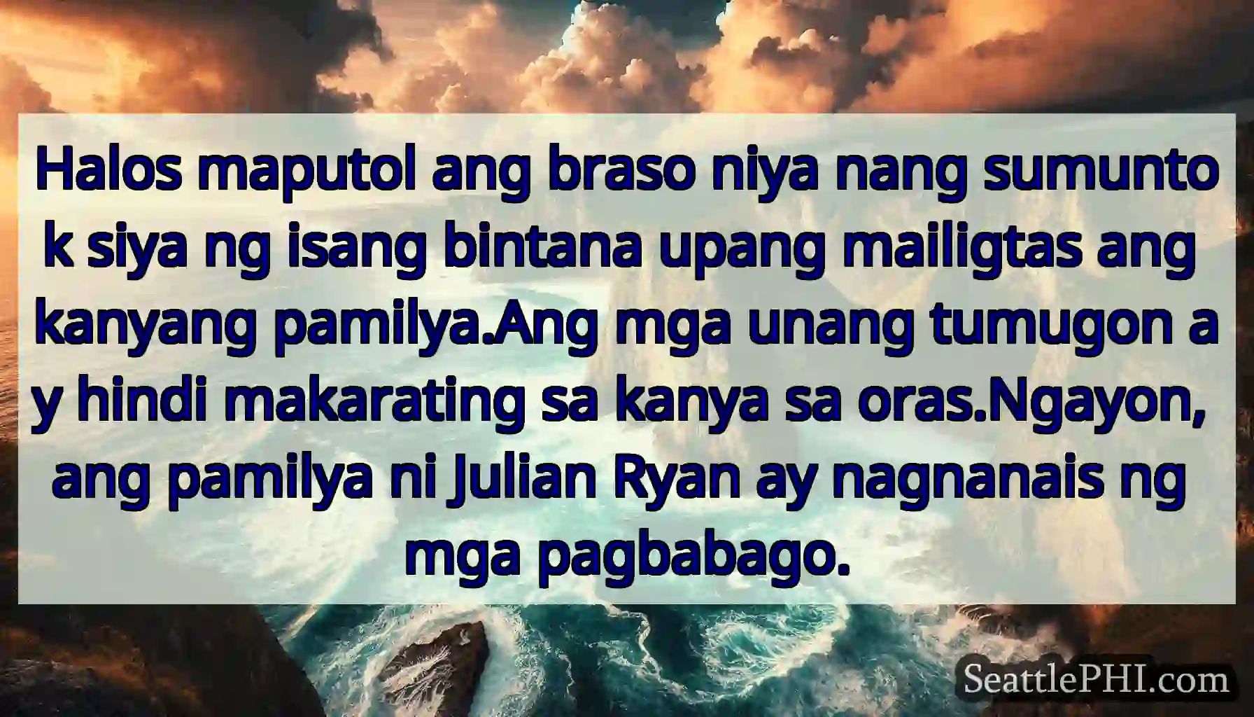 Halos maputol ang braso niya nang sumuntok siya