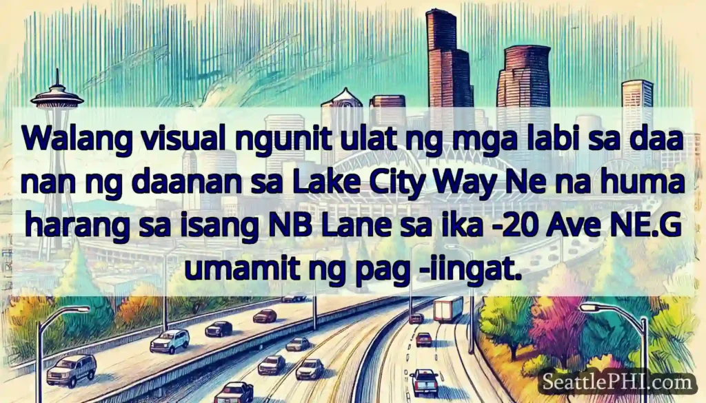 Walang visual ngunit ulat ng mga labi sa daanan
