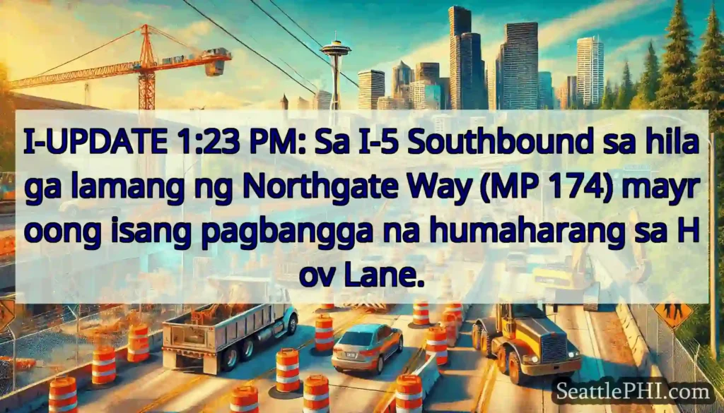 I-UPDATE 1:23 PM: Sa I-5 Southbound sa hilaga