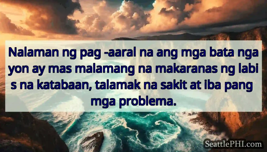 Nalaman ng pag -aaral na ang mga bata ngayon ay
