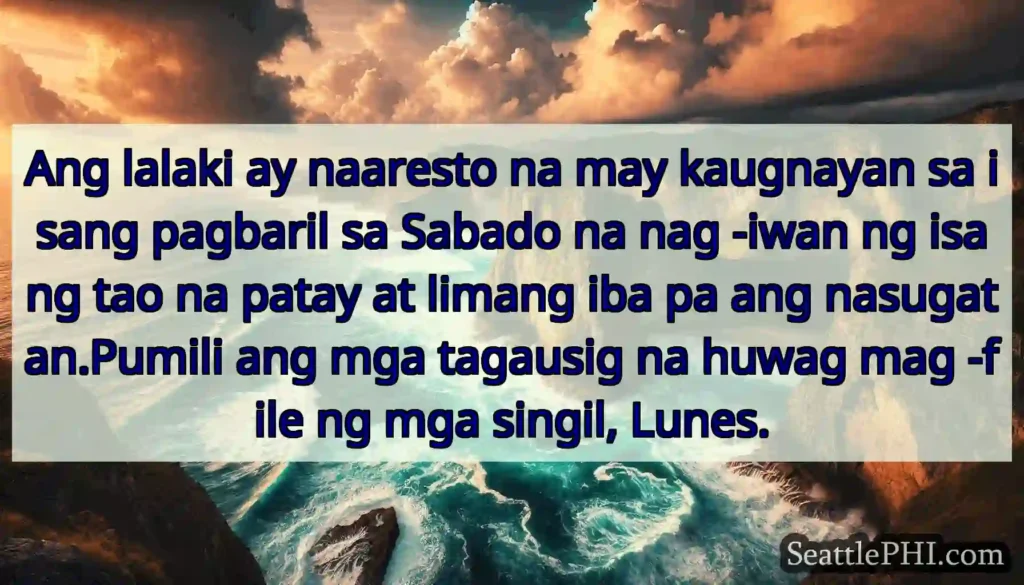 Ang lalaki ay naaresto na may kaugnayan sa isang