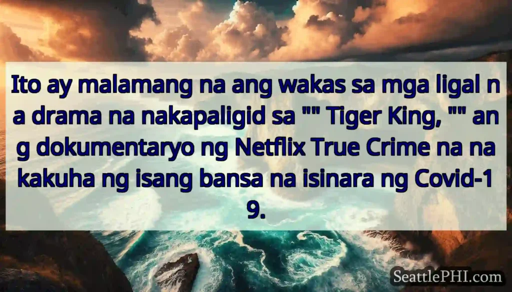 Ito ay malamang na ang wakas sa mga ligal na