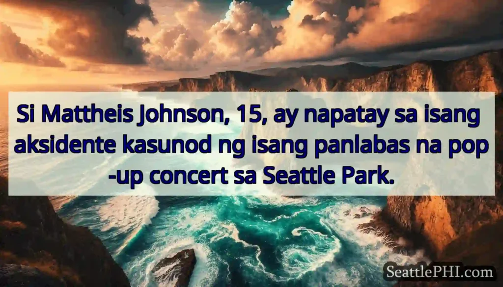 Si Mattheis Johnson, 15, ay napatay sa isang