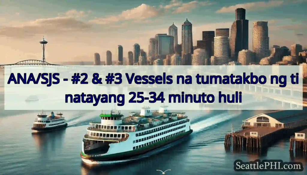 ANA/SJS - #2 & #3 Vessels na tumatakbo ng