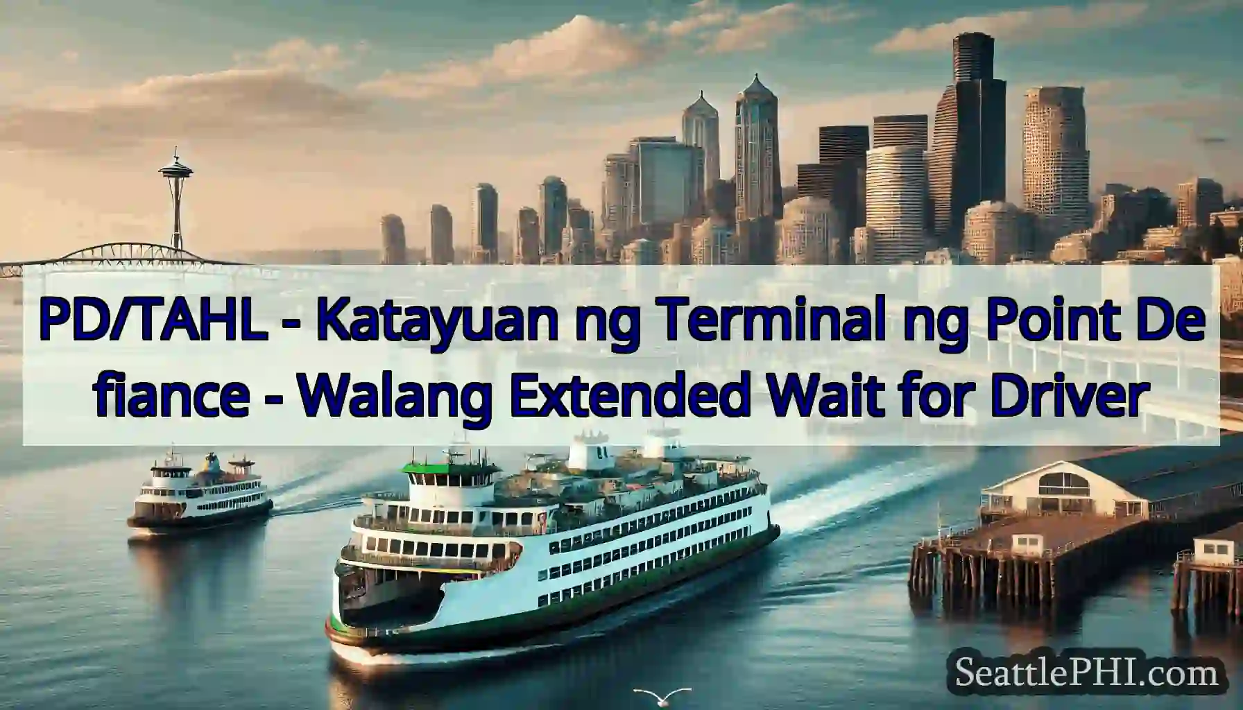 PD/TAHL - Katayuan ng Terminal ng Point Defiance