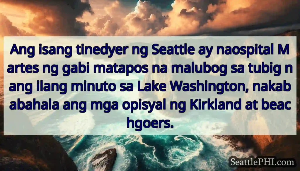 Ang isang tinedyer ng Seattle ay naospital Martes