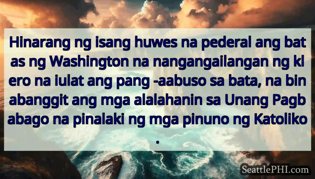 Hinarang ng isang huwes na pederal ang batas ng
