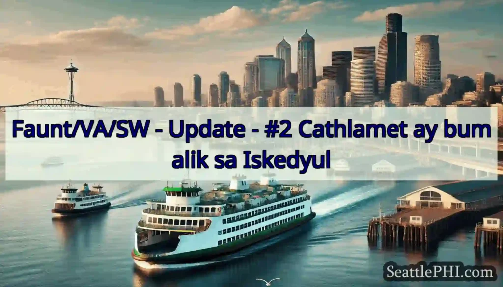Faunt/VA/SW - Update - #2 Cathlamet ay bumalik sa