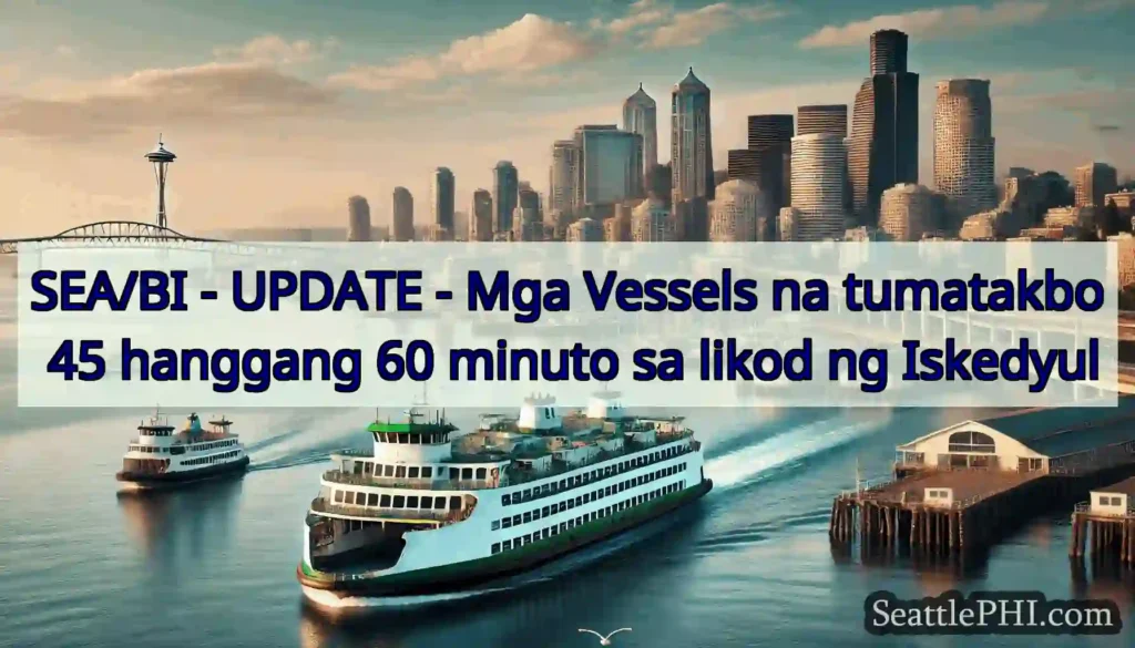 SEA/BI - UPDATE - Mga Vessels na tumatakbo 45