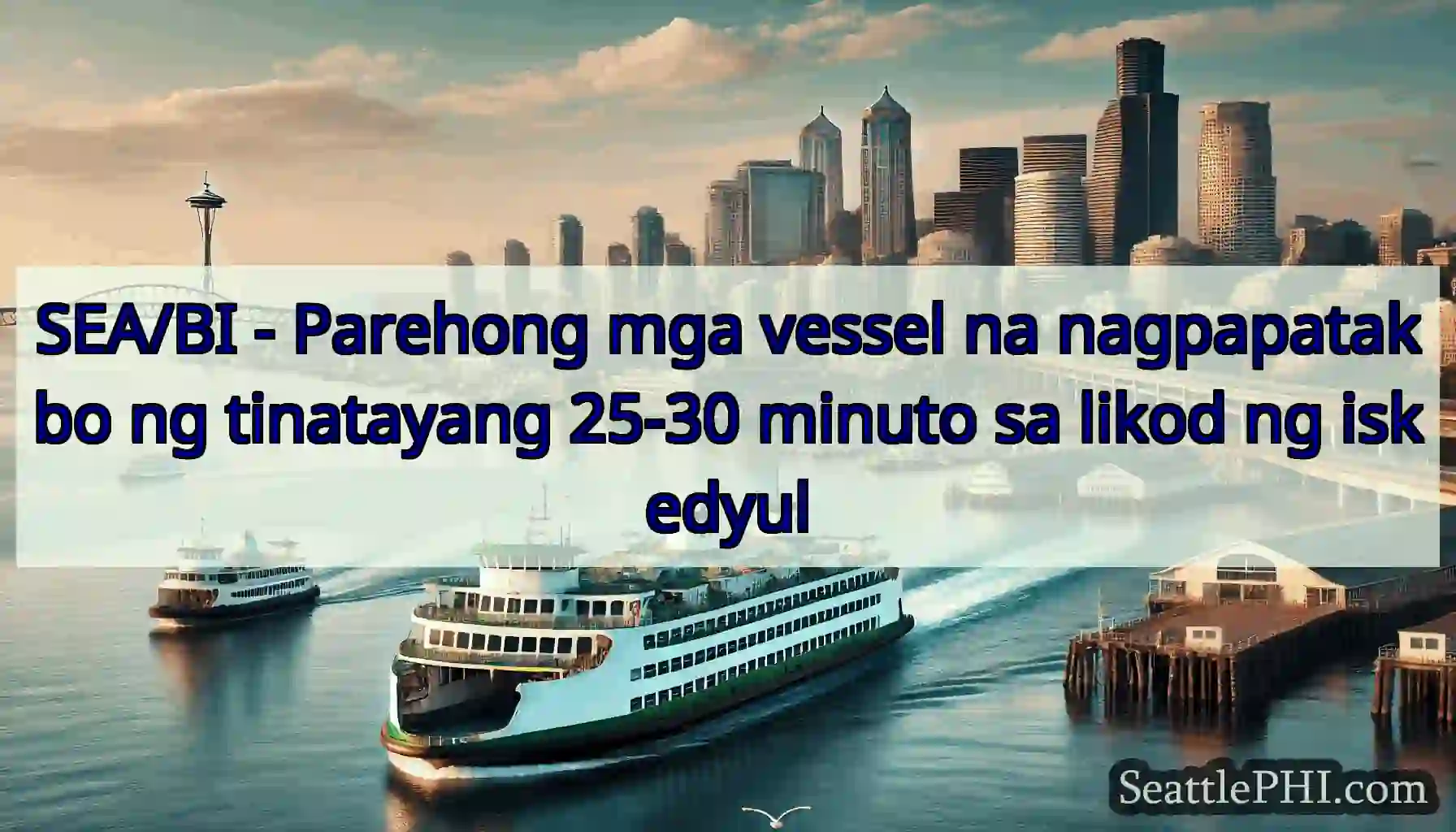 SEA/BI - Parehong mga vessel na nagpapatakbo ng