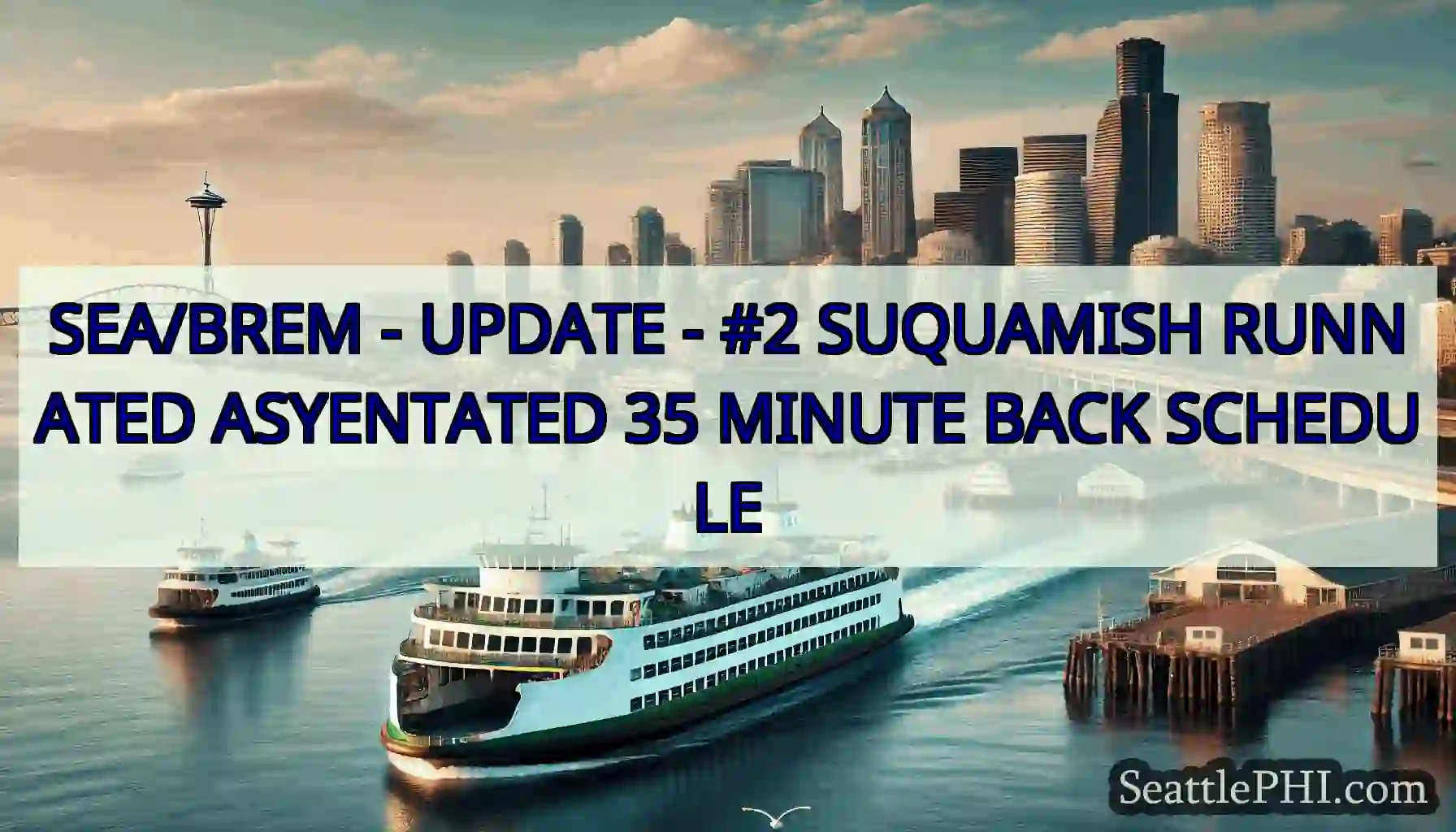 SEA/BREM - UPDATE - #2 SUQUAMISH RUNNATED