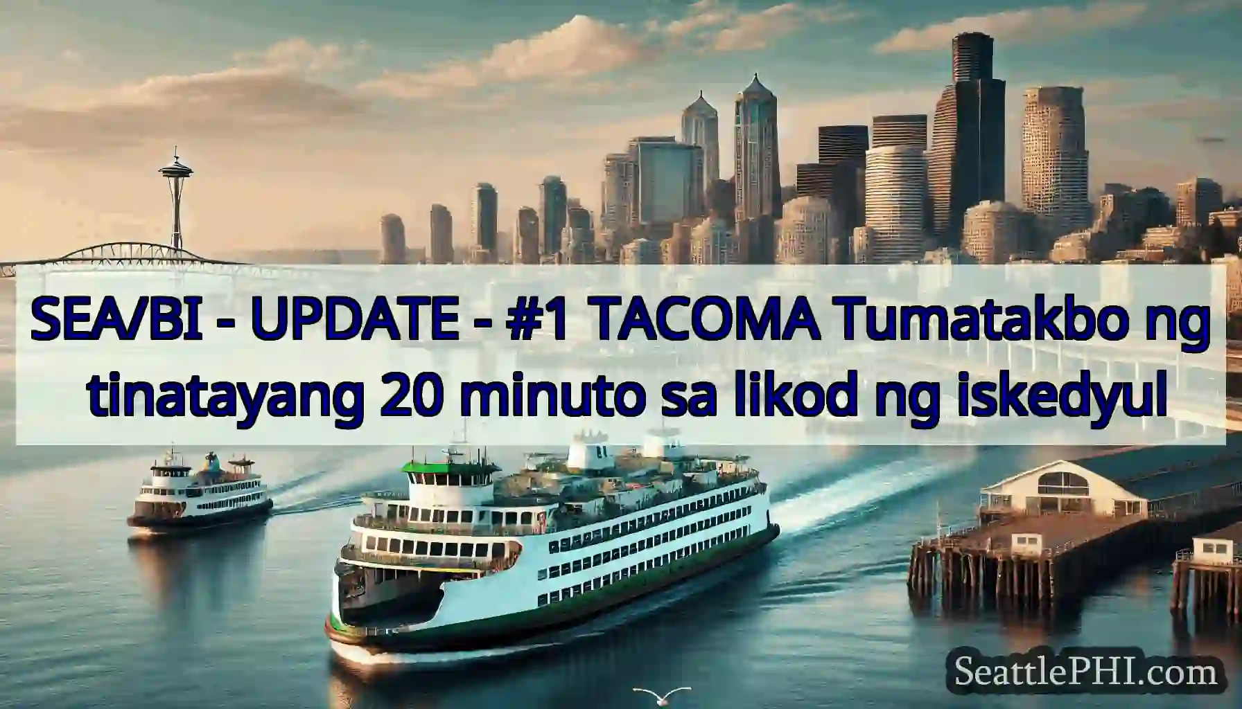 SEA/BI - UPDATE - #1 TACOMA Tumatakbo ng