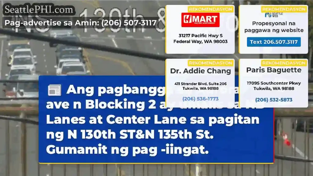 Ang pagbangga sa Aurora ave n Blocking 2 ay