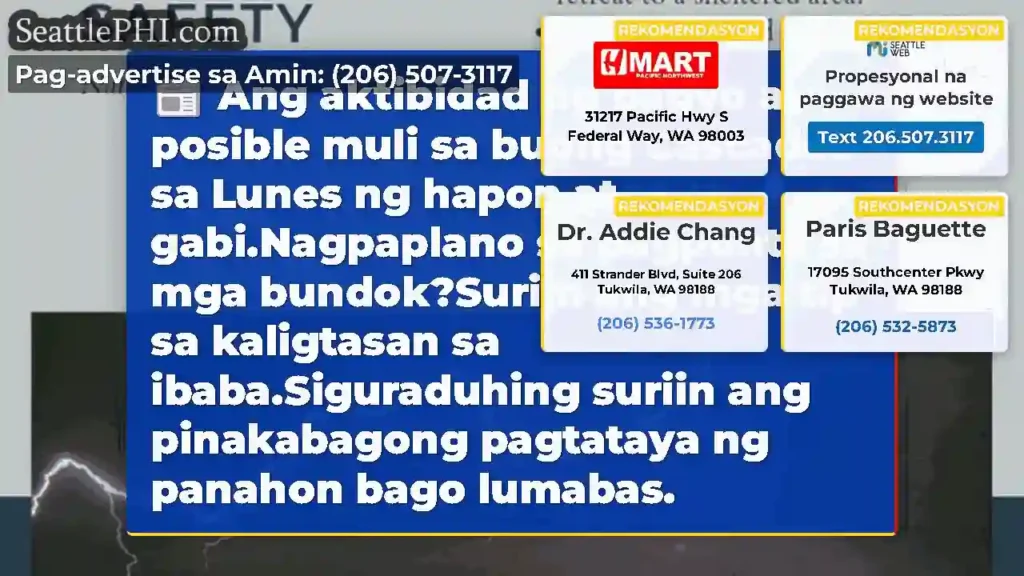 Ang aktibidad ng bagyo ay posible muli sa buong