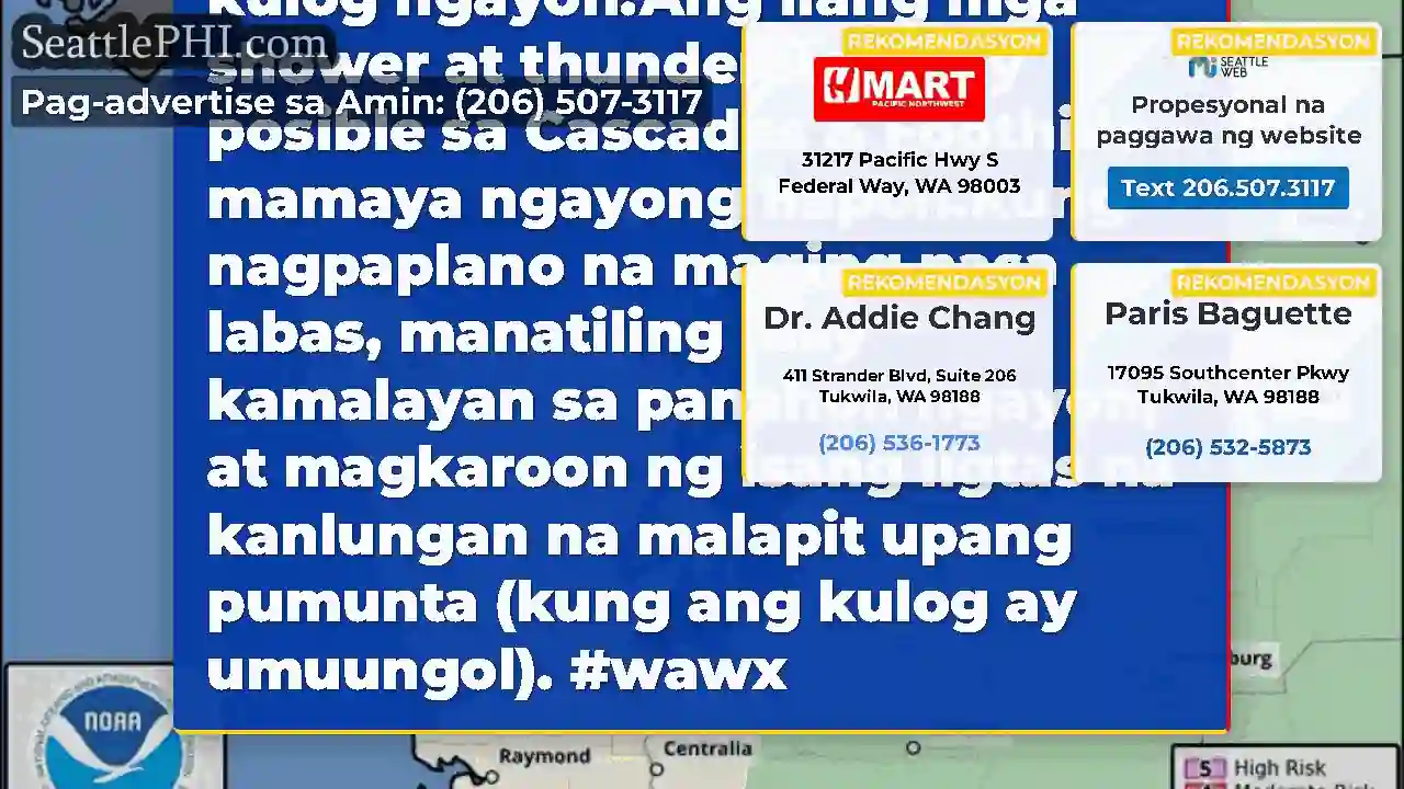 Karamihan sa Western WA ay nasa ilalim ng isang