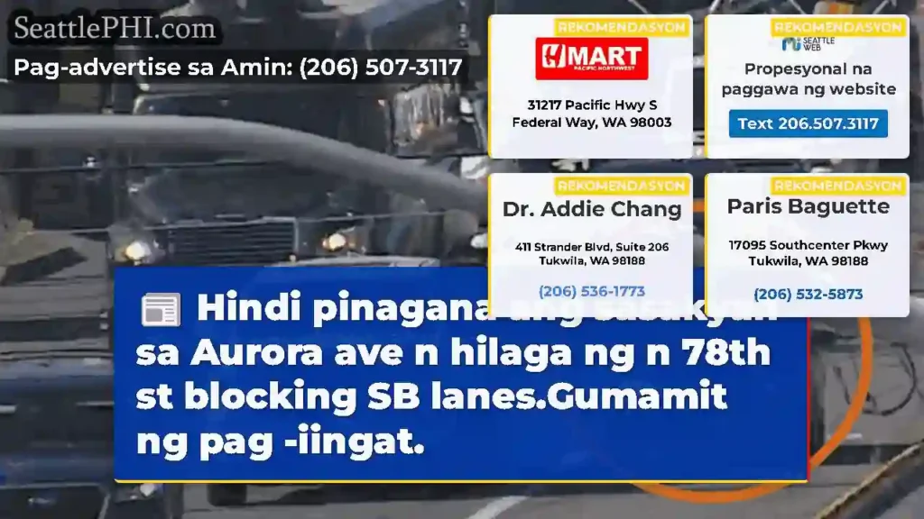 Hindi pinagana ang sasakyan sa Aurora ave n