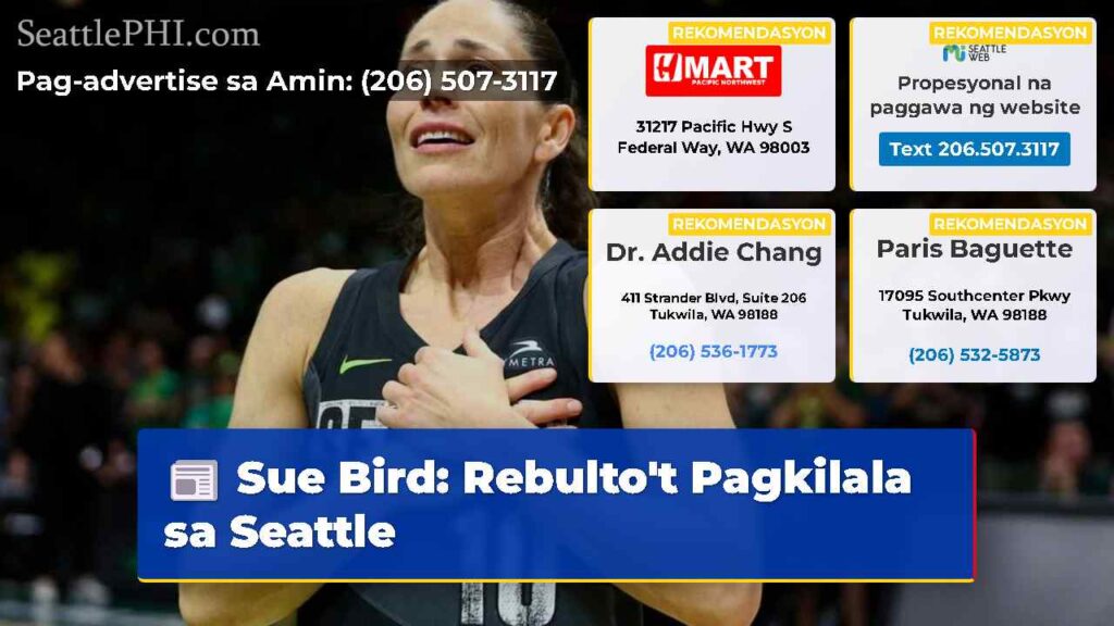 Sue Bird: Rebulto't Pagkilala sa Seattle