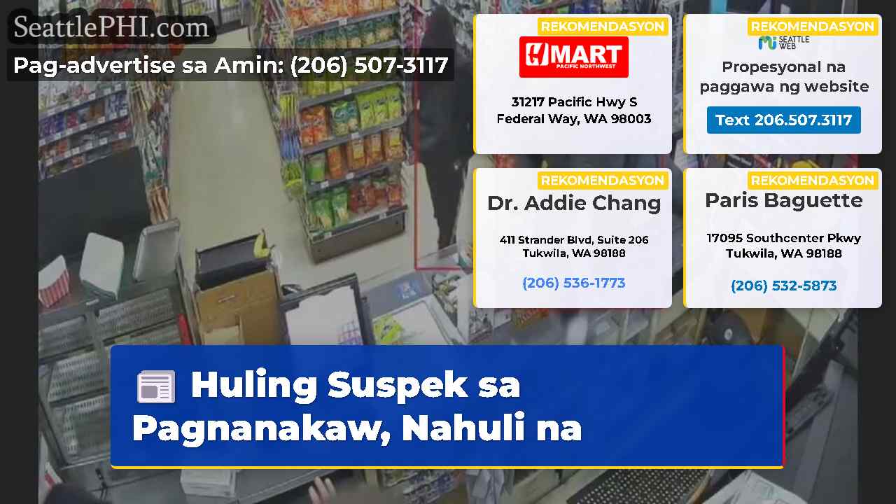 Huling Suspek sa Pagnanakaw Nahuli na