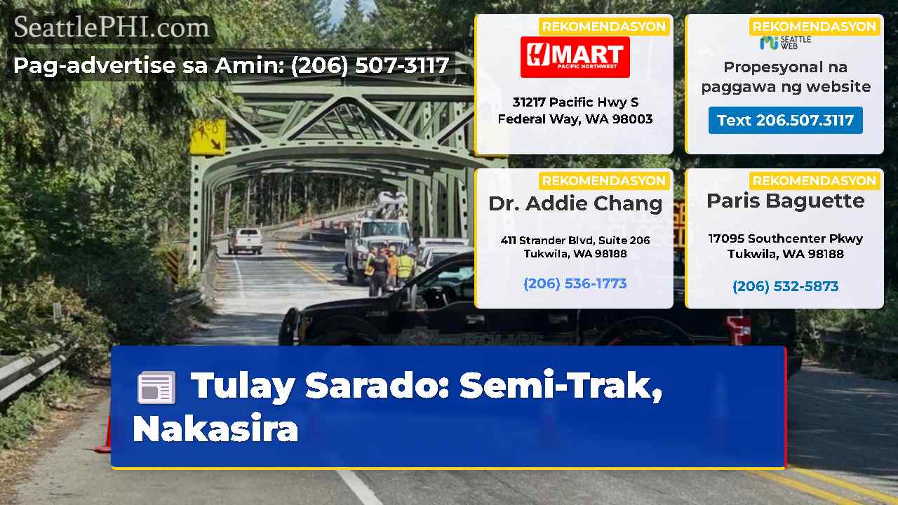 Tulay Sarado Semi-Trak Nakasira