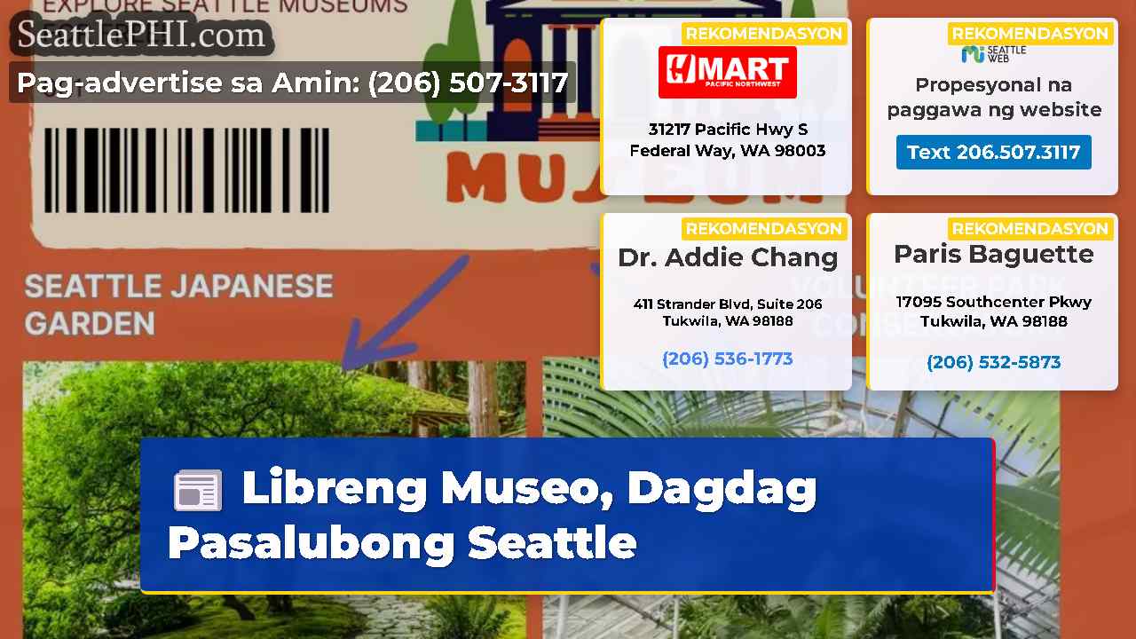Libreng Museo Dagdag Pasalubong Seattle
