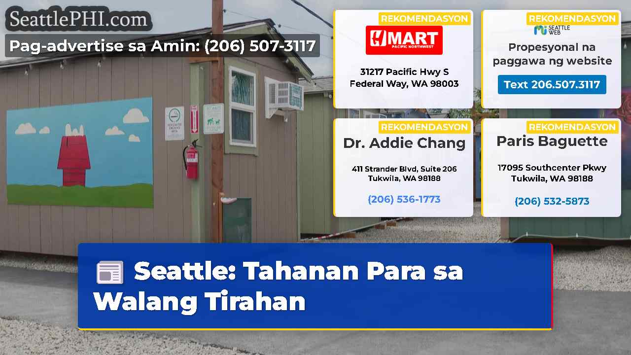 Seattle: Tahanan Para sa Walang Tirahan