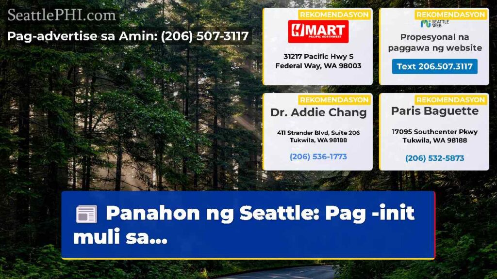 Panahon ng Seattle: Pag -init muli sa...