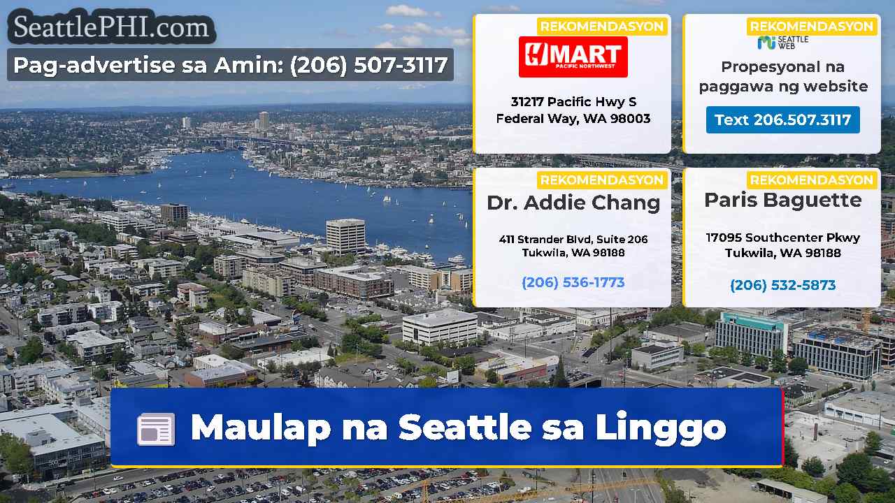 Maulap na Seattle sa Linggo