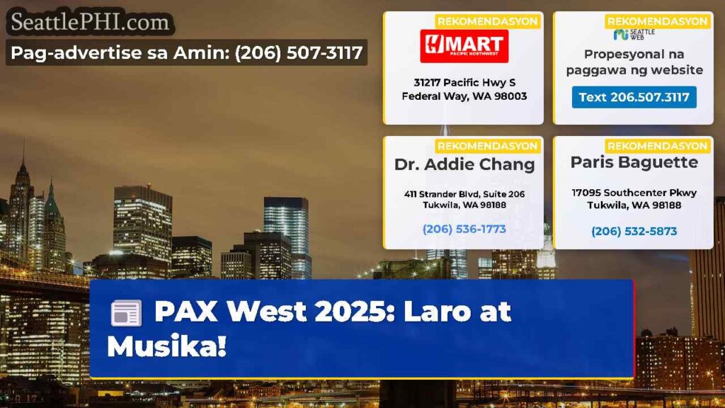 PAX West 2025: Laro at Musika!