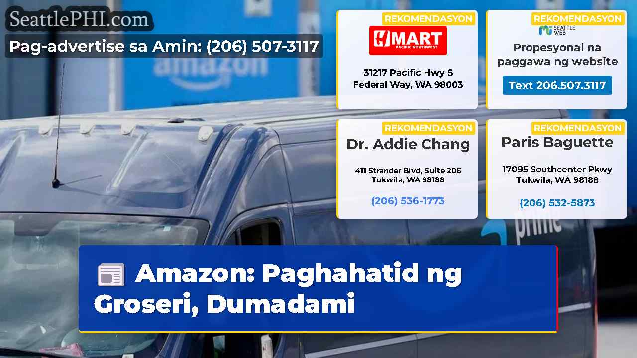 Amazon Paghahatid ng Groseri Dumadami