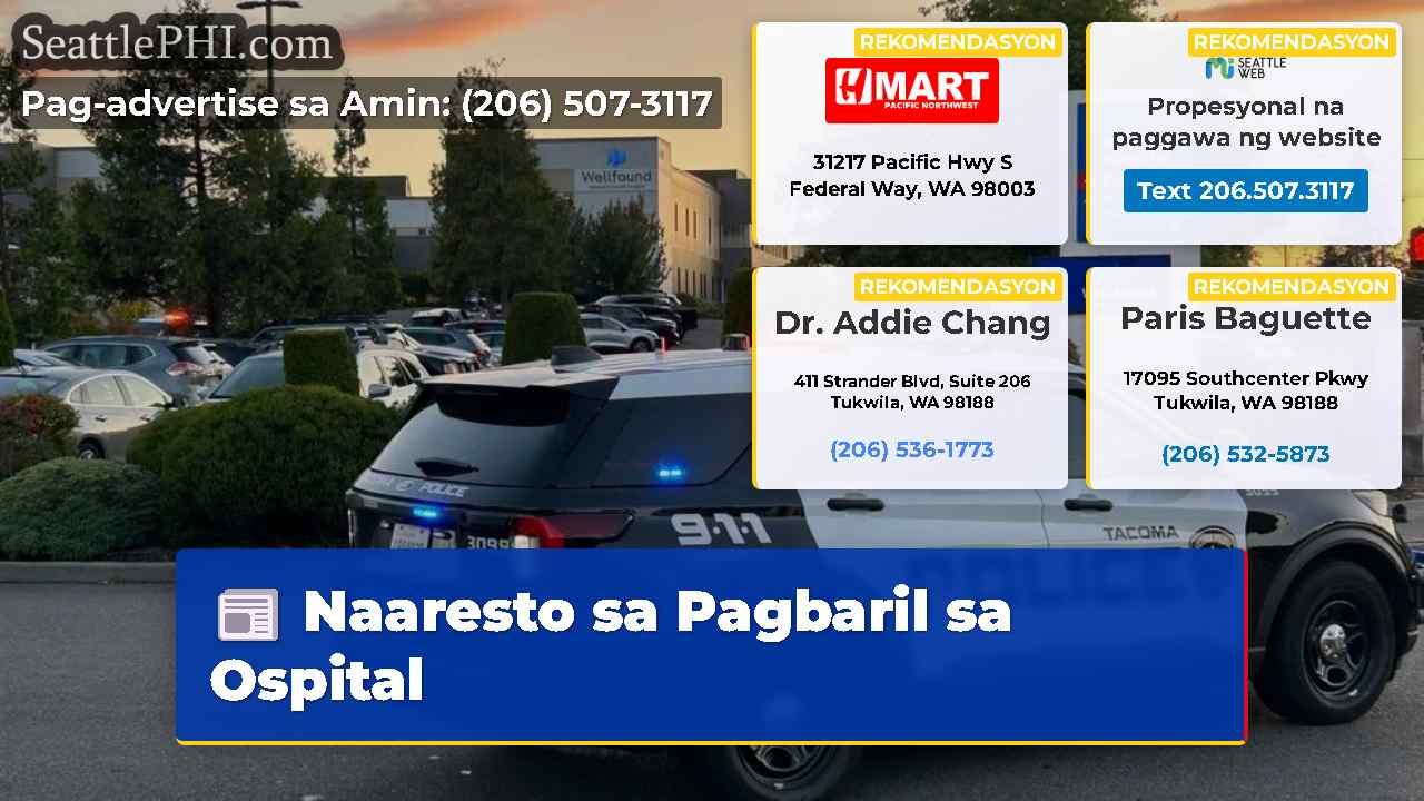 Naaresto sa Pagbaril sa Ospital