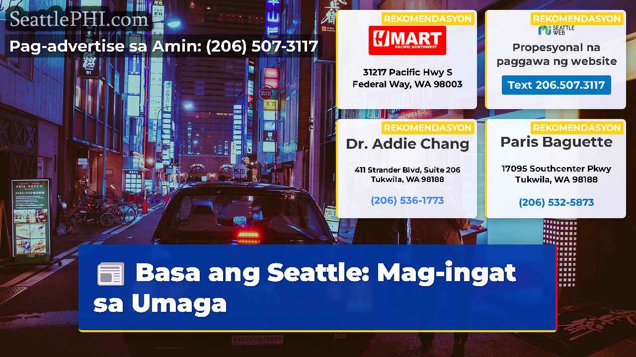 Basa ang Seattle: Mag-ingat sa Umaga