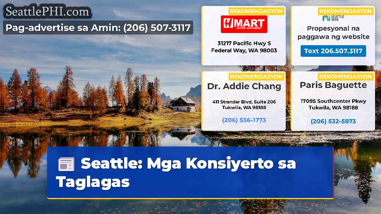 Seattle: Mga Konsiyerto sa Taglagas