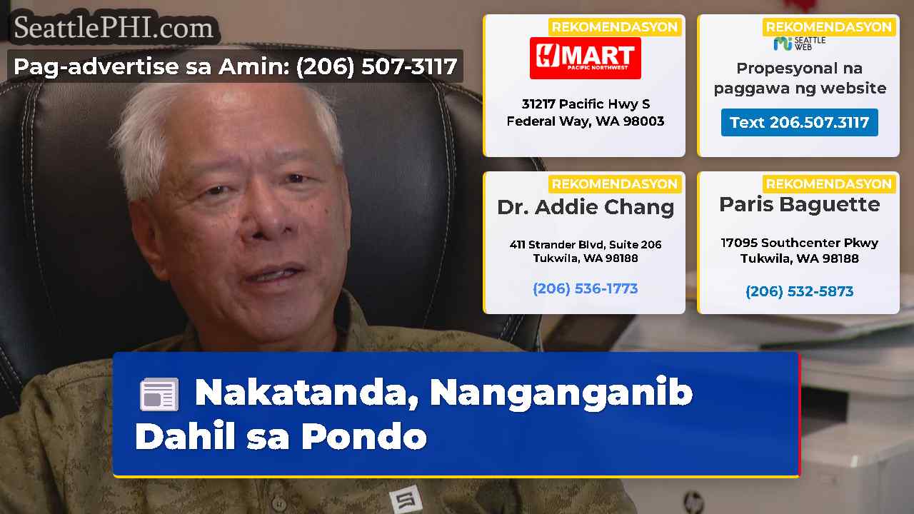 Nakatanda Nanganganib Dahil sa Pondo
