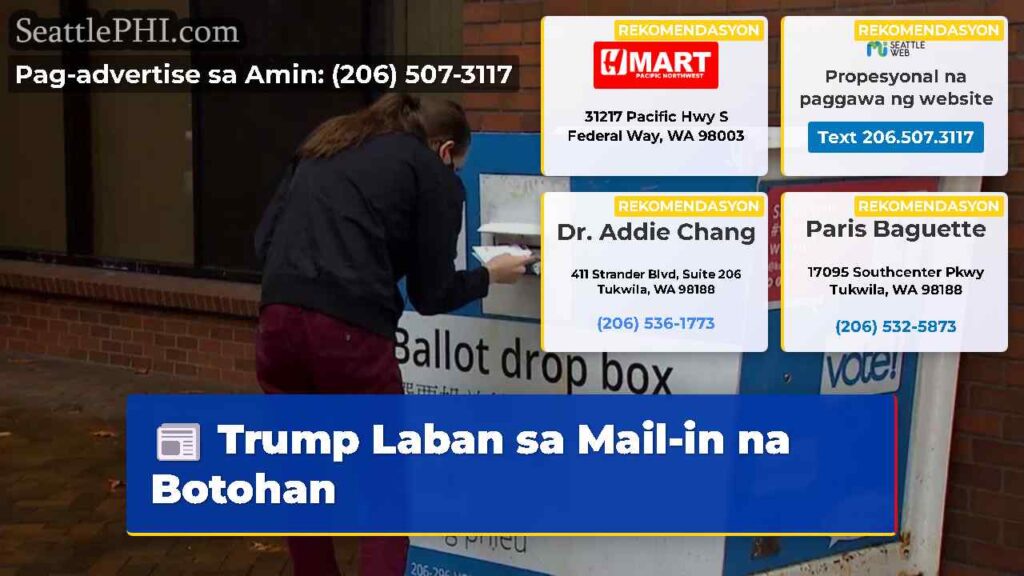 Trump Laban sa Mail-in na Botohan