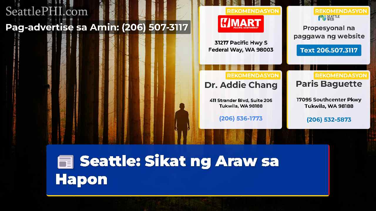Seattle: Sikat ng Araw sa Hapon