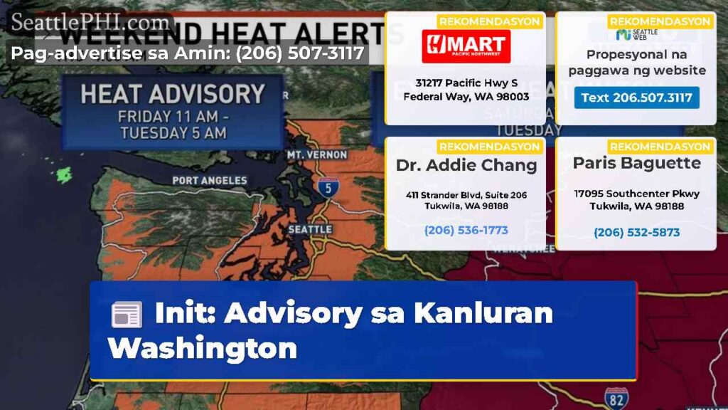 Init: Advisory sa Kanluran Washington