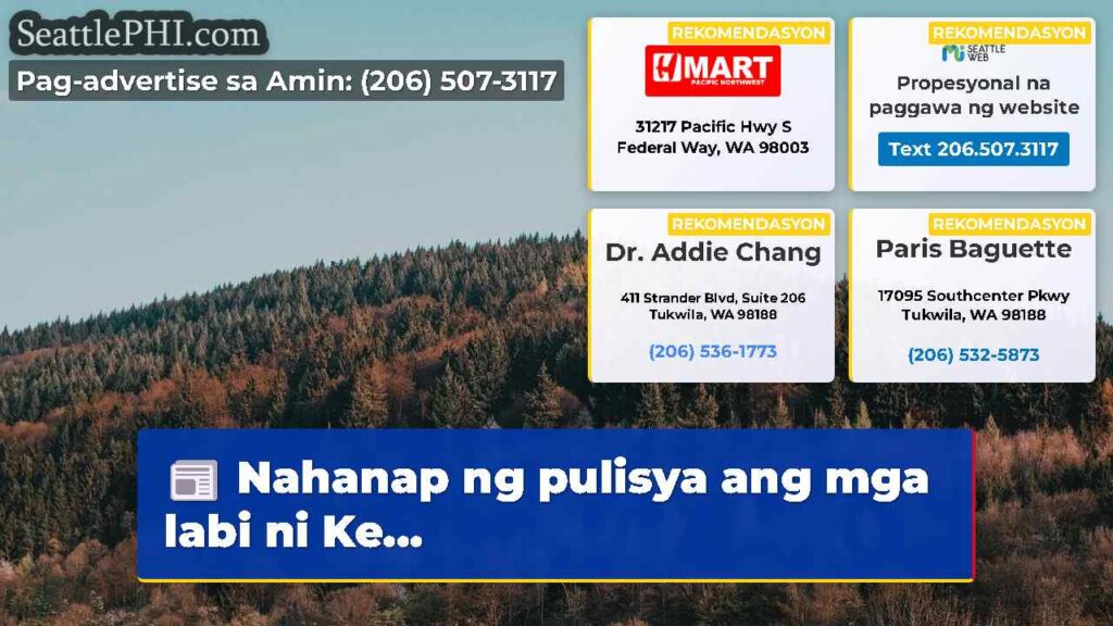Nahanap ng pulisya ang mga labi ni Ke...