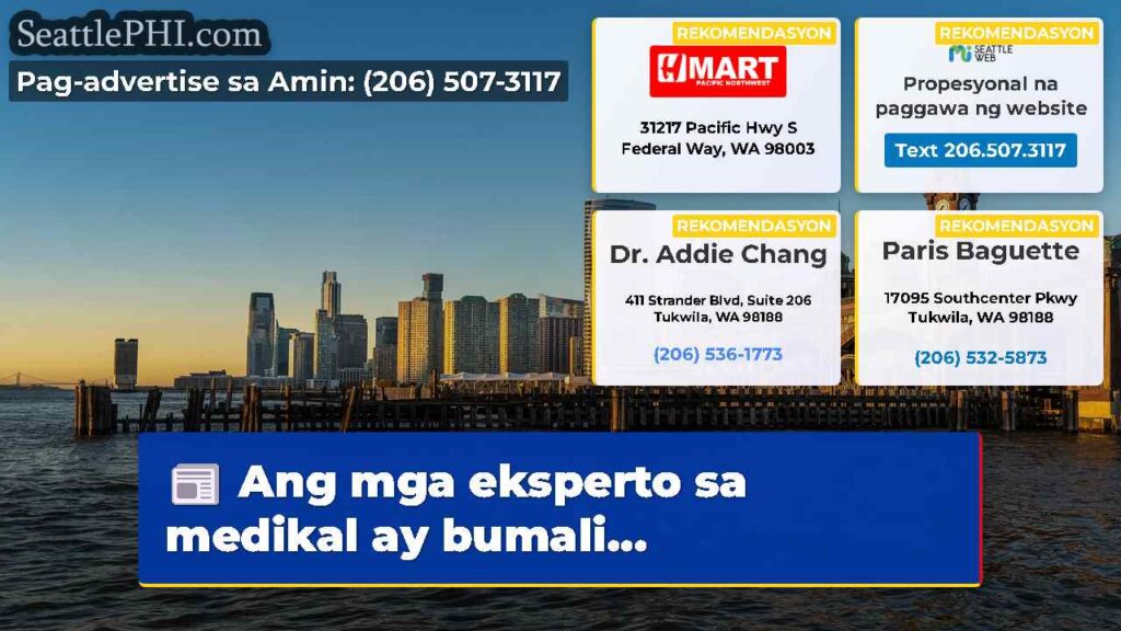 Ang mga eksperto sa medikal ay bumali...