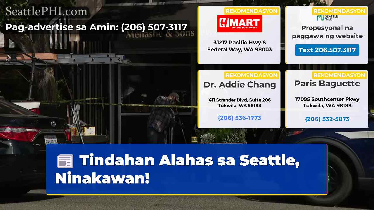 Tindahan Alahas sa Seattle, Ninakawan!