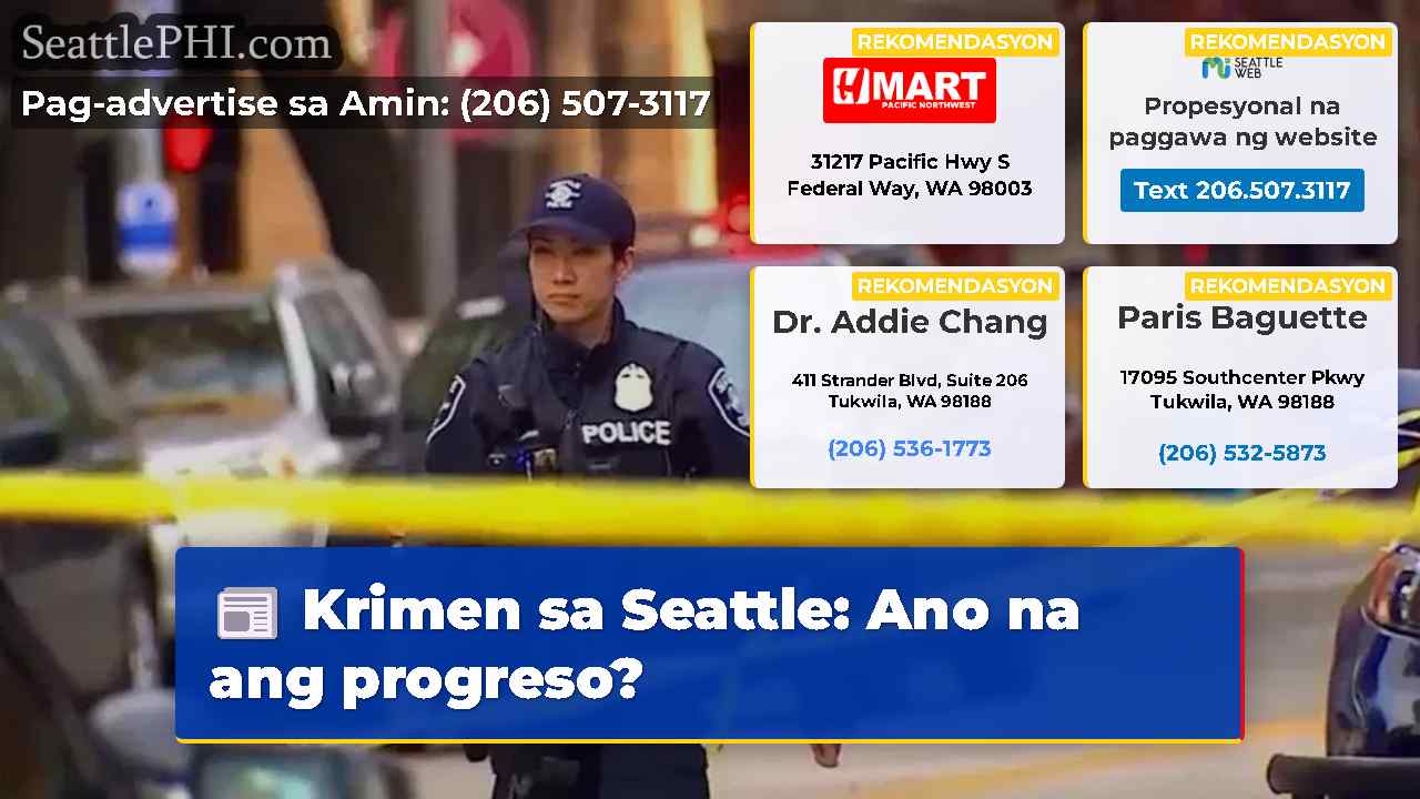 Krimen sa Seattle: Ano na ang progreso?