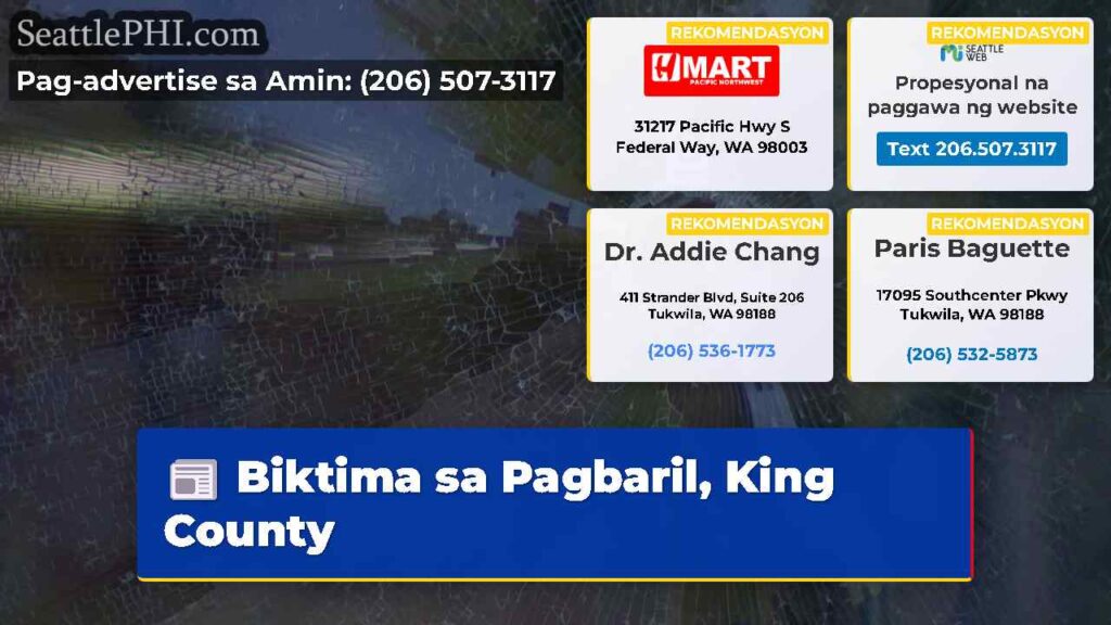 Biktima sa Pagbaril, King County