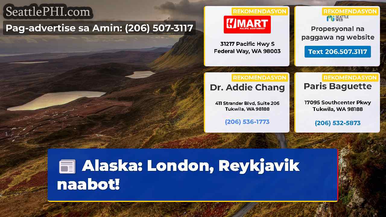 Alaska: London, Reykjavik naabot!