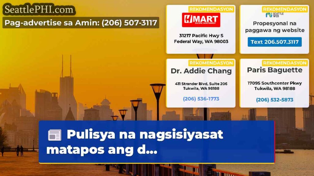 Pulisya na nagsisiyasat matapos ang d...