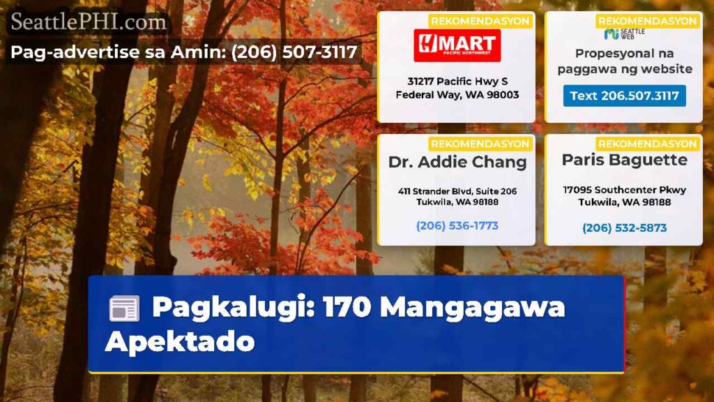 Pagkalugi: 170 Mangagawa Apektado