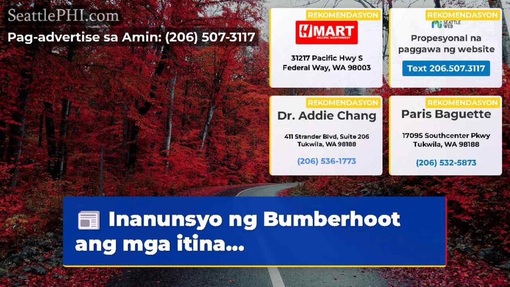 Inanunsyo ng Bumberhoot ang mga itina...