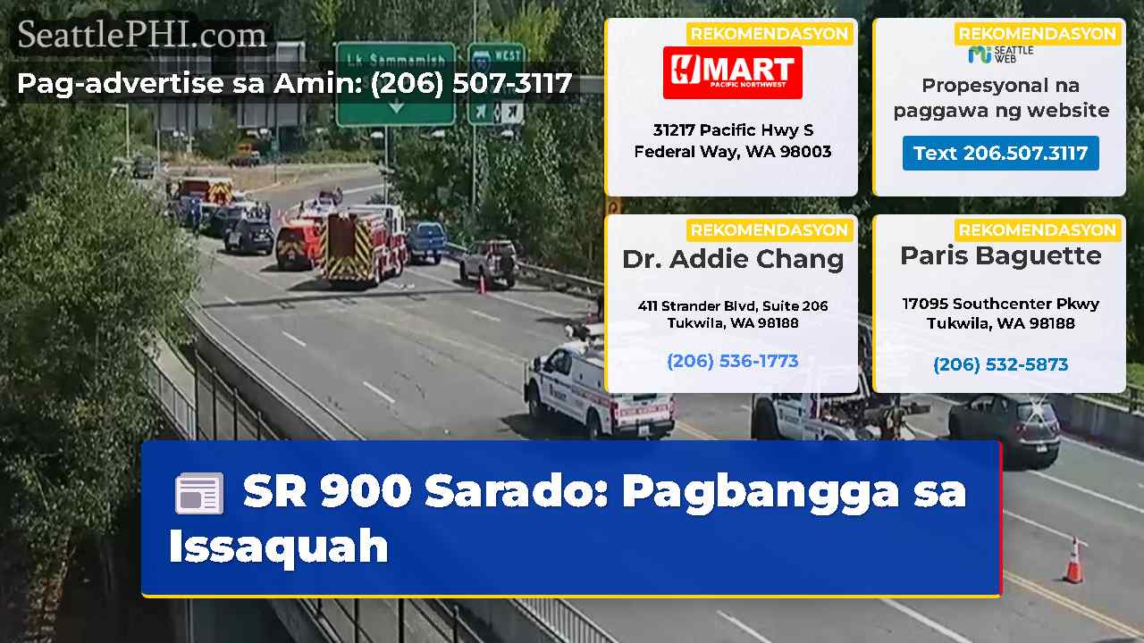 SR 900 Sarado: Pagbangga sa Issaquah